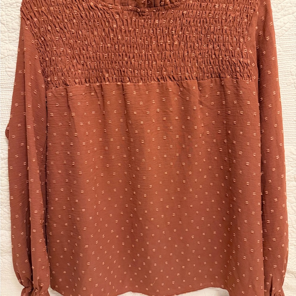 SHEIN Terracotta Blouse
